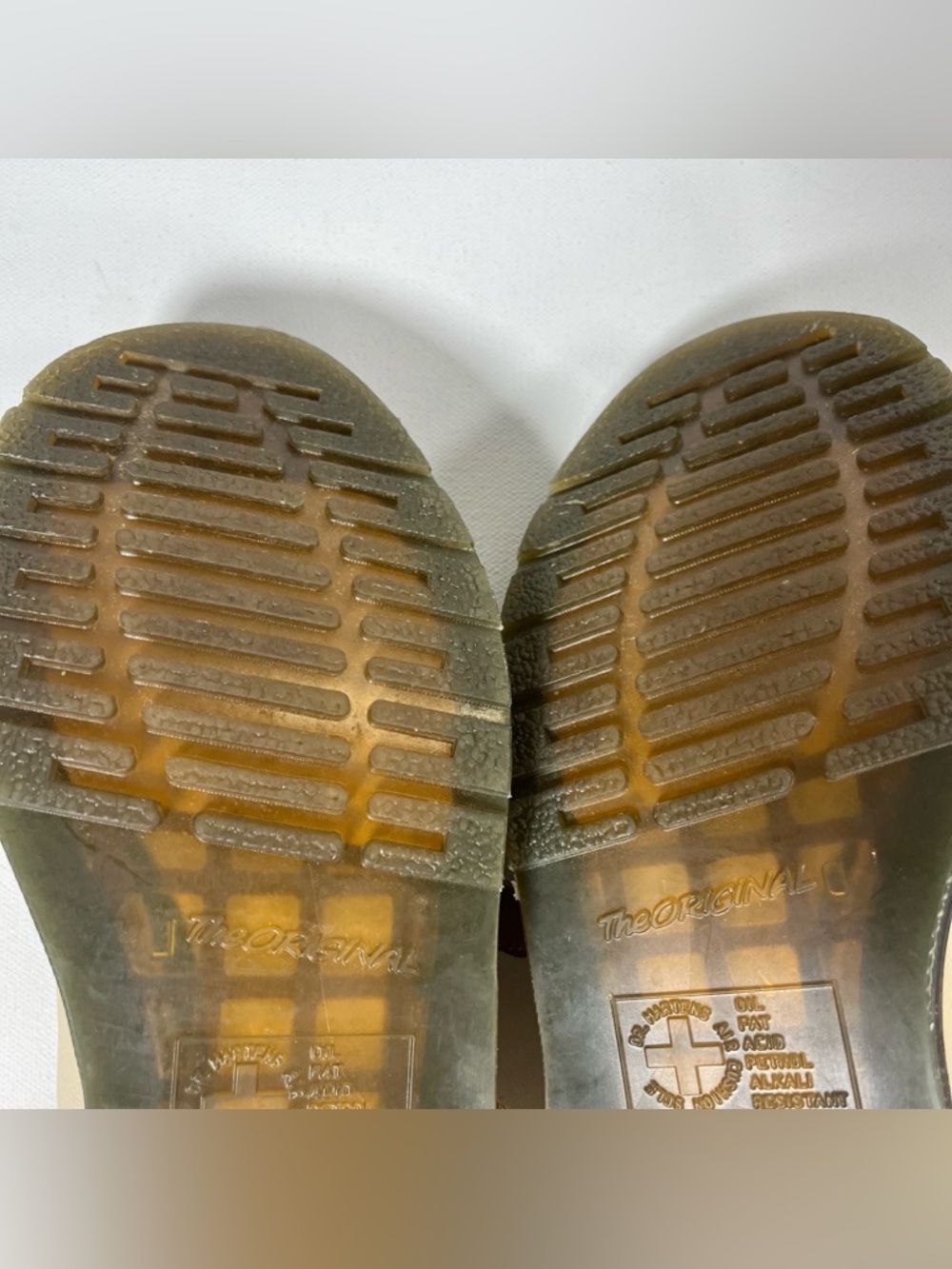 SOLD Dr. Martens Mary Jane 8065 Shoes Leather Buckle Flats Perforated Beige Wome - Picture 16 of 16